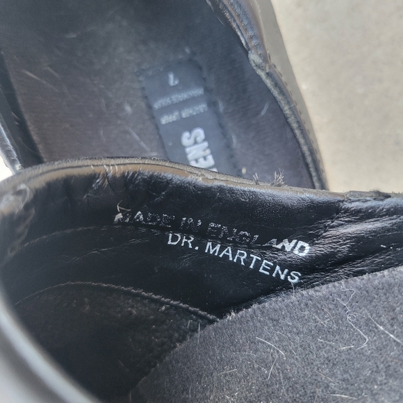 Dr. Martens 90's MIE Black Leather Slip-on Clog Mules Mens 7 Womens 9 - Picture 12 of 13